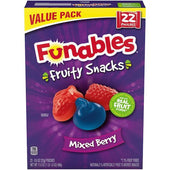 Fruity Snacks Funables Mixed Berry Snacks, 17.6 Ounce -- 5 per case