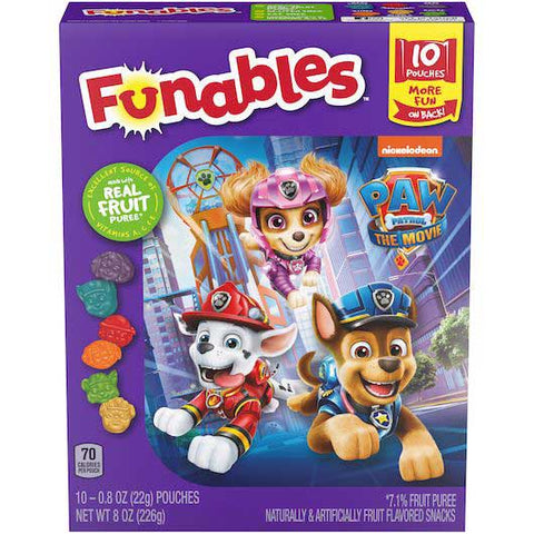 Ferrara Funables Paw Patrol Fruit Snacks, 8 Ounce -- 8 per case
