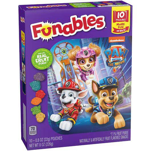 Ferrara Funables Paw Patrol Fruit Snacks, 8 Ounce -- 8 per case