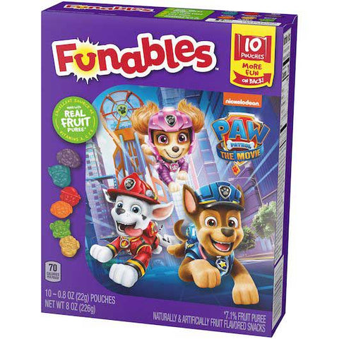 Ferrara Funables Paw Patrol Fruit Snacks, 8 Ounce -- 8 per case
