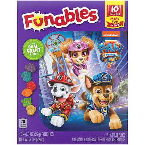 Ferrara Funables Paw Patrol Fruit Snacks, 8 Ounce -- 8 per case