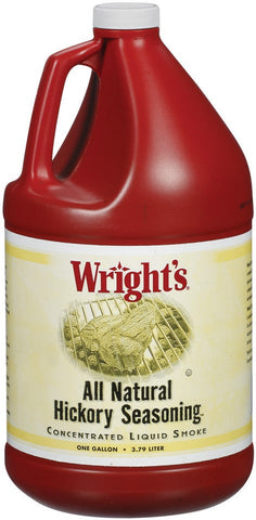 Wrights Hickory Flavored Liquid Smoke, 4 Gal. bottle -- 4 per case