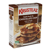 Krusteaz Chocolate Chip Pancake Mix, 24 Ounce -- 12 per case.