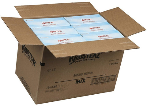 Krusteaz Banana Nut Muffin Mix 5 Pound -- 6 per case