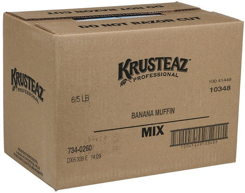 Krusteaz Banana Nut Muffin Mix 5 Pound -- 6 per case