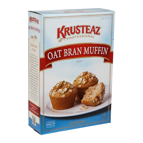 Krusteaz Oat Bran Muffin Mix, 5 Pound -- 6 per case.