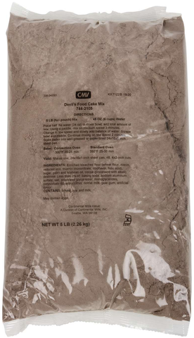 Continental Mills Devils Food Cake Mix, 5 Pound -- 6 per case