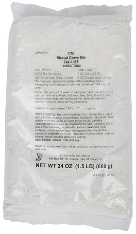 Continental Mills Biscuit Gravy Mix, 1.5 Pound -- 6 per case