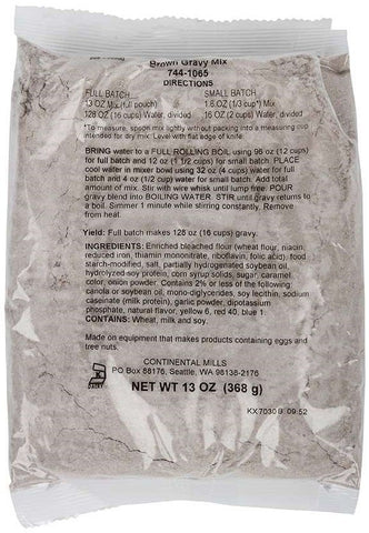 Continental Mills Brown Gravy Mix, 13 Ounce -- 6 per case