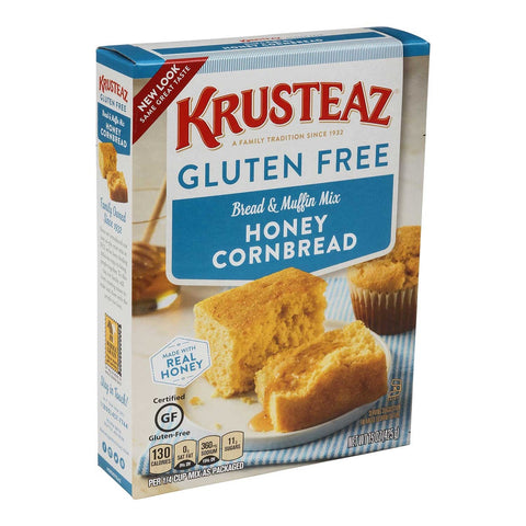 Krusteaz Gluten Free Cornbread Mix, 15 Ounce -- 8 per case.