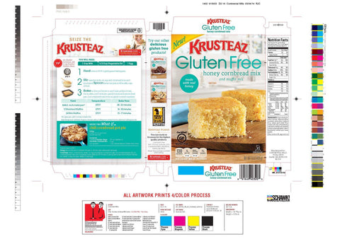 Krusteaz Gluten Free Cornbread Mix, 15 Ounce -- 8 per case.
