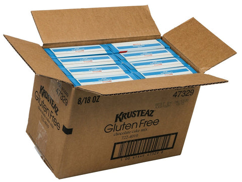 Krusteaz Gluten Free Chocolate Cake Mix, 18 Ounce -- 8 per case