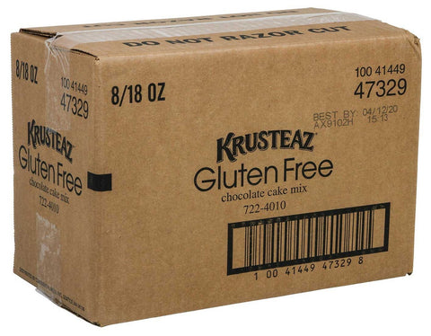 Krusteaz Gluten Free Chocolate Cake Mix, 18 Ounce -- 8 per case