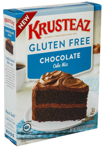 Krusteaz Gluten Free Chocolate Cake Mix, 18 Ounce -- 8 per case