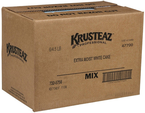 Continental Mills Krusteaz White Cake Mix, 72 Ounce -- 6 per case