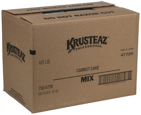 Krusteaz Professional Carrot Cake Mix, 5 Pound -- 6 per case