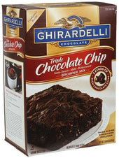 Continental Mills Ghirardelli Triple Chocolate Chip Brownie Mix, 120 Ounce -- 4 per case