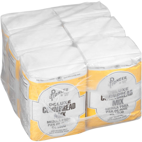 Pioneer Trans Fat Free Complete Deluxe Corn Bread Mix, 5 Pound -- 6 per case.