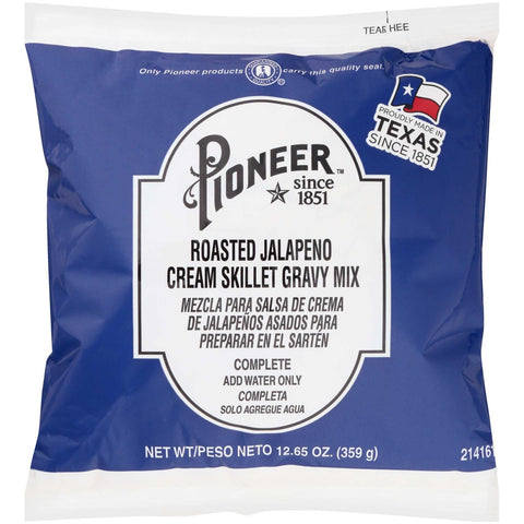 Pioneer Roasted Jalapeno Cream Skillet Gravy Mix, 12.65 Ounce -- 12 per case