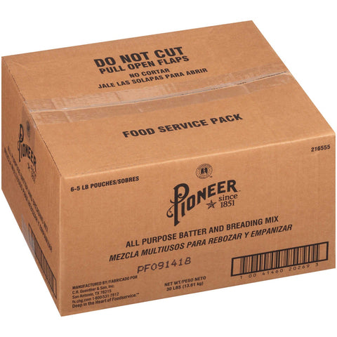 Pioneer All Purpose Batter and Breading Mix, 5 Pound -- 6 per case.
