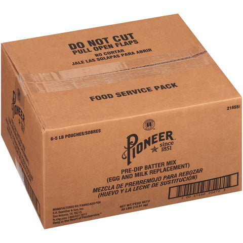 Pioneer Pre Dip Batter Mix, 5 Pound -- 6 per case.