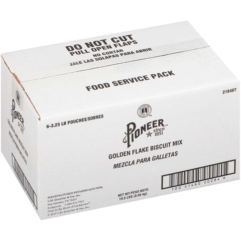 Pioneer Golden Flake Biscuit Mix, 3.25 Pound -- 6 per case.