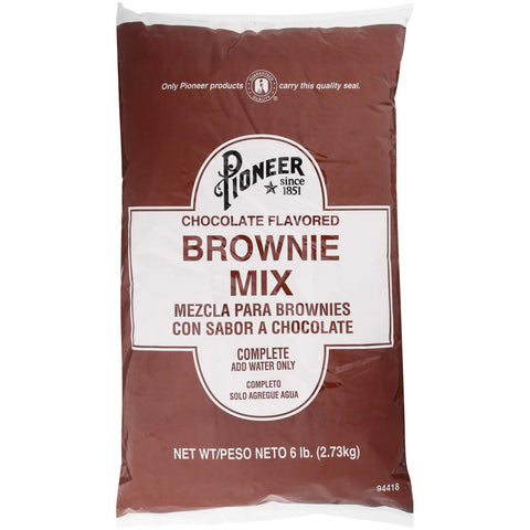 Pioneer Chocolate Brownie Mix, 6 Pound -- 6 per case.