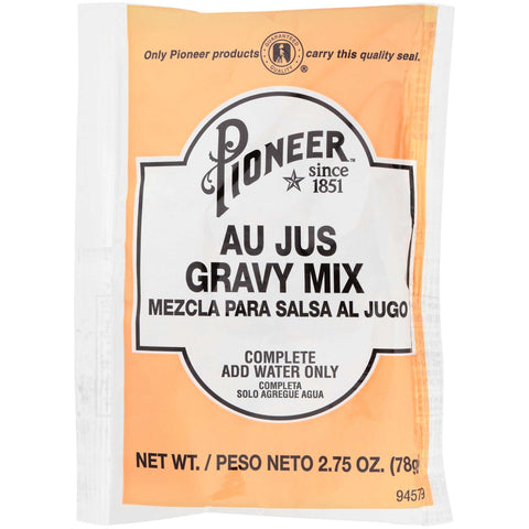 Pioneer Au Jus Gravy Mix, 2.75 Ounce -- 12 per case.