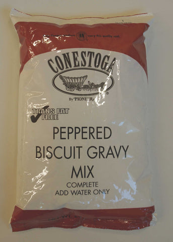 Conestoga Peppered Biscuit Gravy Mix, 24 Ounce -- 6 per case.