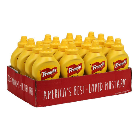 Mustard Frenchs Classic Yellow Squeeze, 14 Ounce -- 16 per case