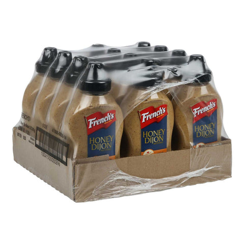 Mustard Frenchs Dijon Squeeze 12 Case 12 Ounce