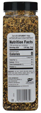Cattlemens Smokehouse Rub, 25 Ounce -- 6 per case