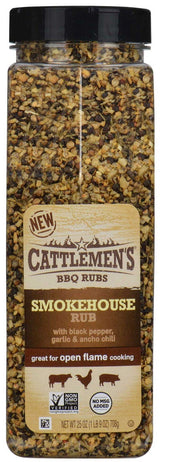 Cattlemens Smokehouse Rub, 25 Ounce -- 6 per case