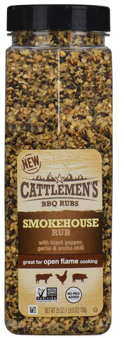 Cattlemens Smokehouse Rub, 25 Ounce -- 6 per case