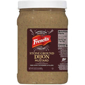 Frenchs Stone Ground Dijon Mustard, 32 Ounce -- 6 per case