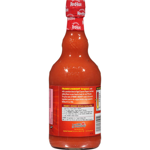 Frank Original Red Hot Sauce, 23 Ounce -- 12 Case
