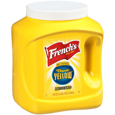 Frenchs Yellow Mustard, 105 Ounce -- 4 per case.