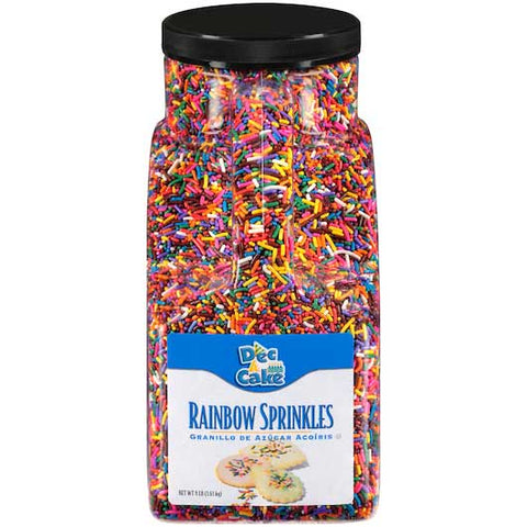 Dec-A-Cake Rainbow Sprinkles, 128 Fluid Ounce
