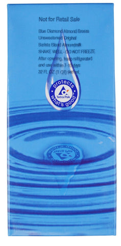 Almond Breeze Barista Blend, Unsweetened Original Beverage, 32 Ounce -- 12 per case.