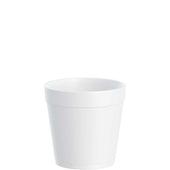 Dart Food Containers, Foam, 32oz, White, 25/Bag, 20 Bags/Carton