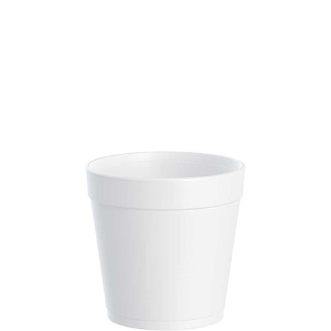 Dart Food Containers, Foam, 32oz, White, 25/Bag, 20 Bags/Carton
