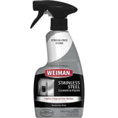 Weiman Stainless Steel Clean and Polish Trigger, 12 Fluid Ounce -- 6 per case
