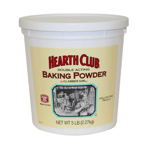Hearth Club Baking Powder, 5 Pound -- 6 per case.