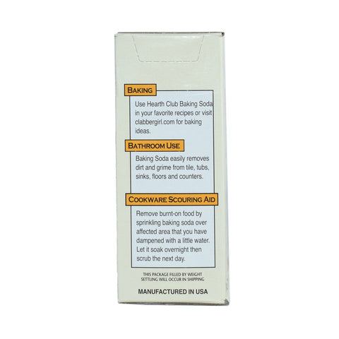 Clabber Girl Hearth Club Baking Soda, 1 Pound -- 24 per case.