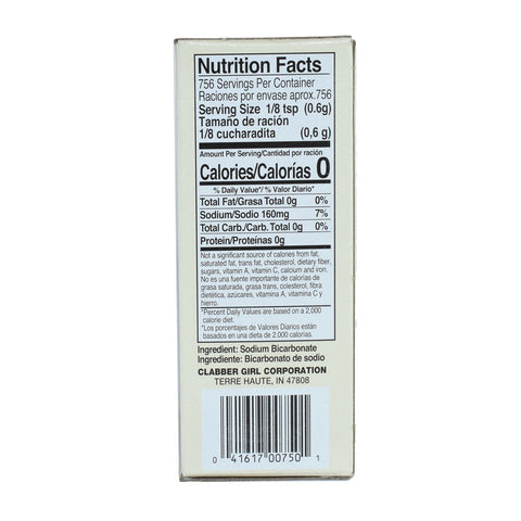 Clabber Girl Hearth Club Baking Soda, 1 Pound -- 24 per case.