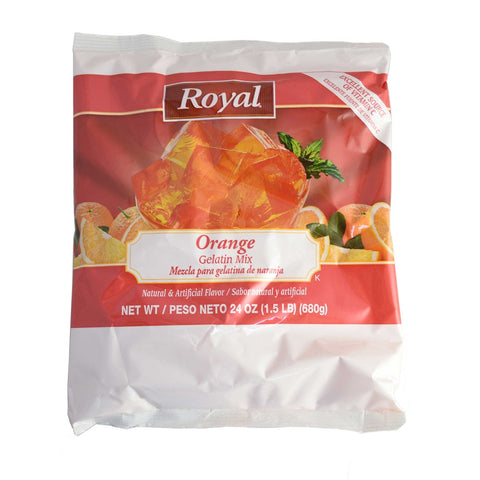 Royal Orange Gelatin, 24 Ounce -- 12 per case.
