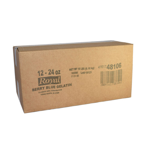 Royal Berry Blue Gelatin, 24 Ounce -- 12 per case.