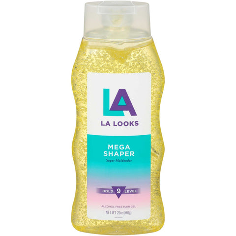 L A Looks Mega Mega Hold Level 9 Styling Gel, 20 Ounce -- 6 per case.