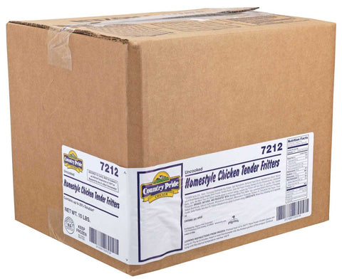 Country Pride Large Homestyle Chicken Breast Tenderloin Fritter, 5 Pound -- 2 per case