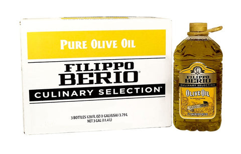 Filippo Berio Pure Olive Oil -- 3 per case.